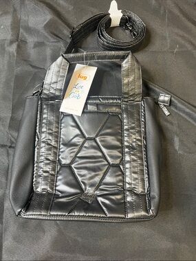 NWT Lug Black Quilted Convertible Crossbody Tote Cadence